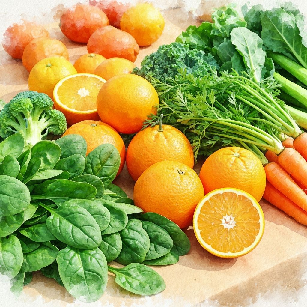Frisches Obst und Gemüse
